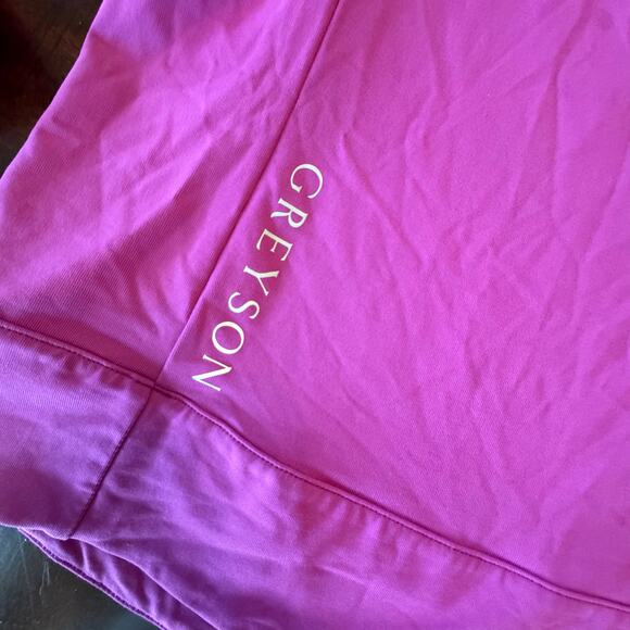 Greyson Women’s Halley Melange Long Sleeve Quarter-Zip Jacket Shirt Medium Pink - Picture 8 of 9